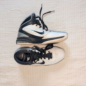 Nike Black and White High-Top Sneakers